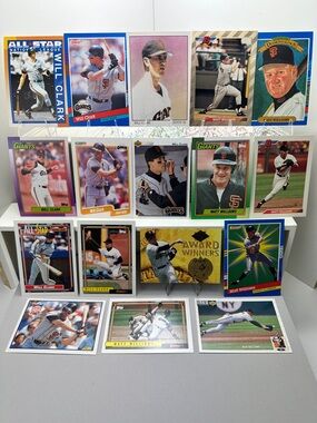 Will Clark & Matt Williams Giants vintage lot of 17